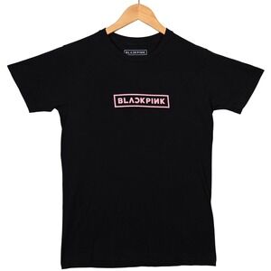 BLACKPINK Kpop Group Members Photo T Shirt Black Size S YG Entertainment 2020